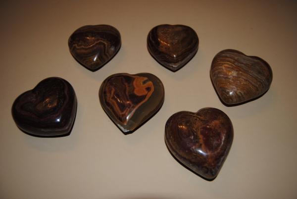 Herz aus Onyx Marmor